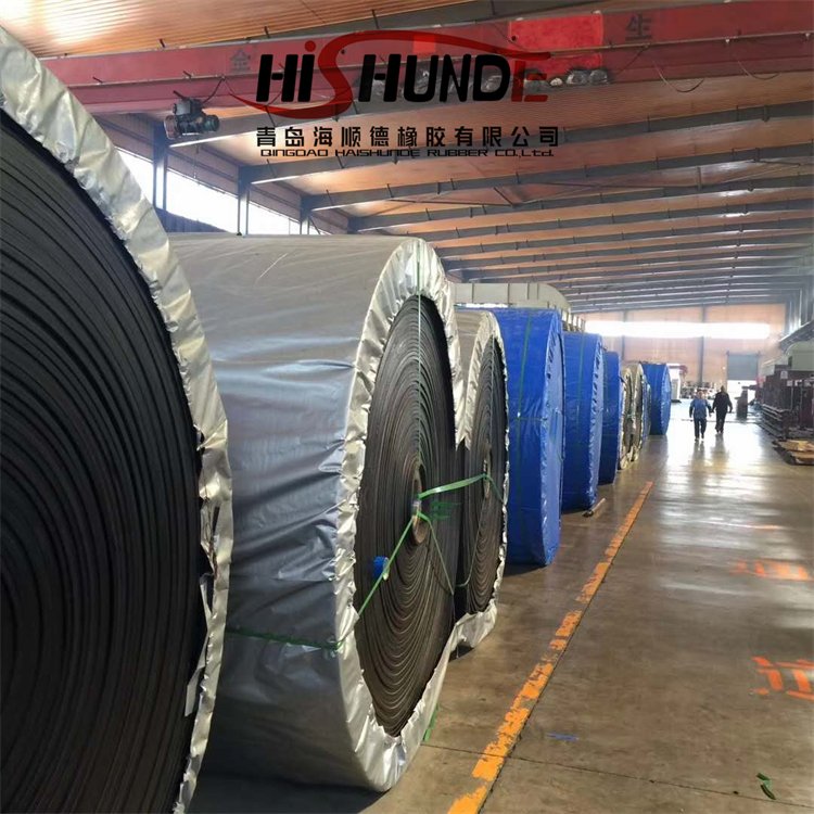 輸送帶鋼絲繩提升帶定制供應(yīng)雙層防撕裂橡膠帶海順德橡膠