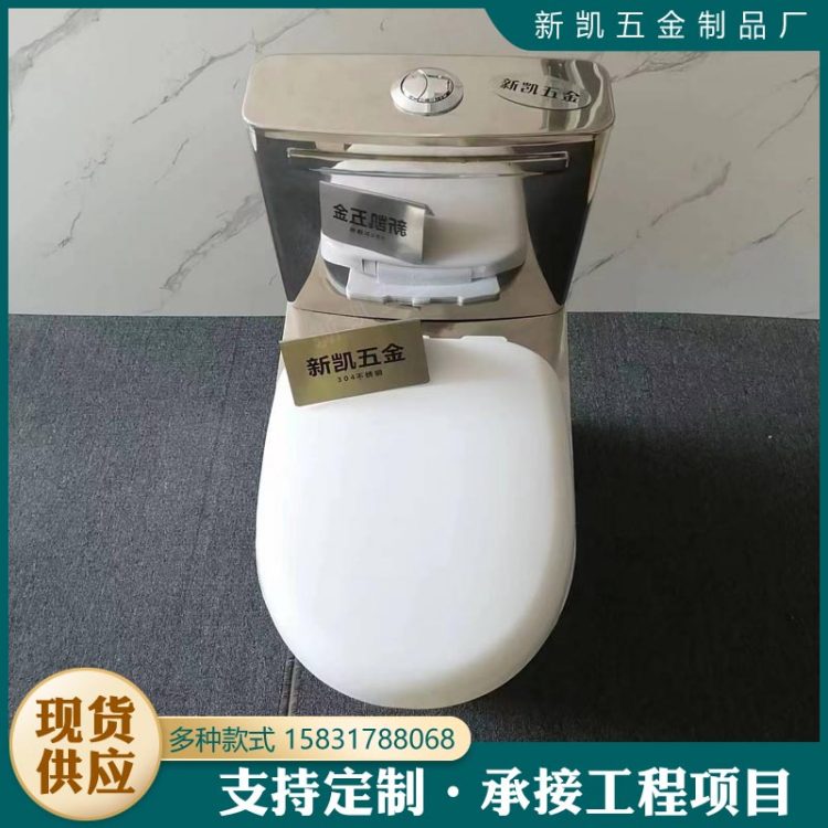 不銹鋼坐便器帶水箱304馬桶水沖大便器四周沖水集便器公共廁所用
