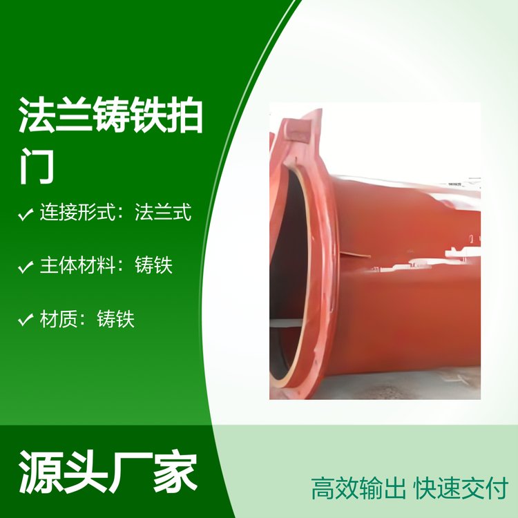 法蘭鑄鐵拍門水工專用設備
