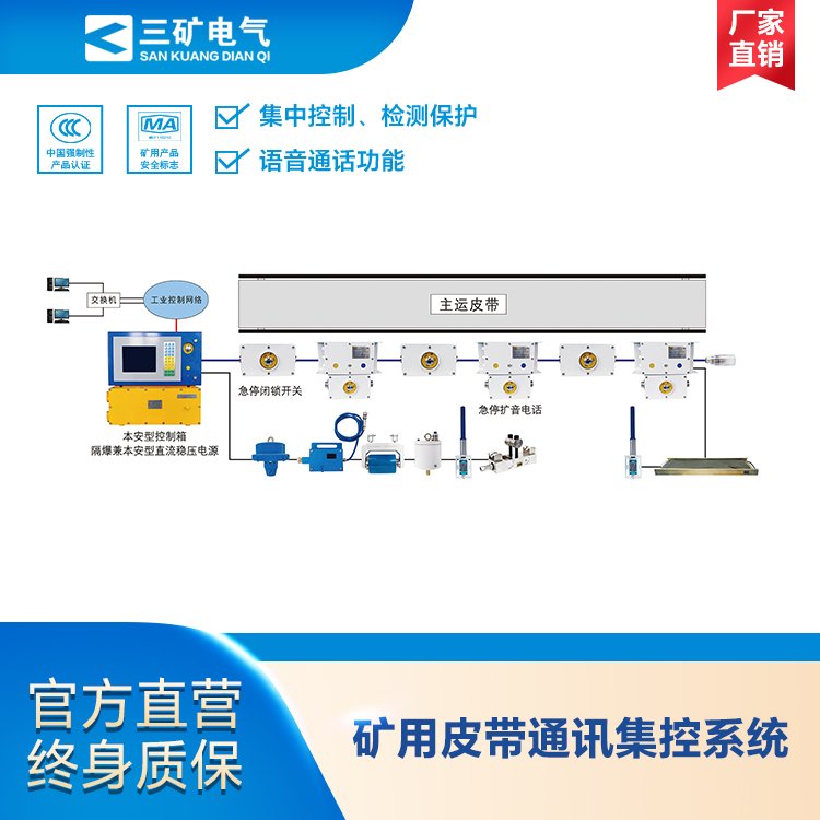 礦用皮帶集控系統(tǒng)帶式輸送機綜合保護裝置