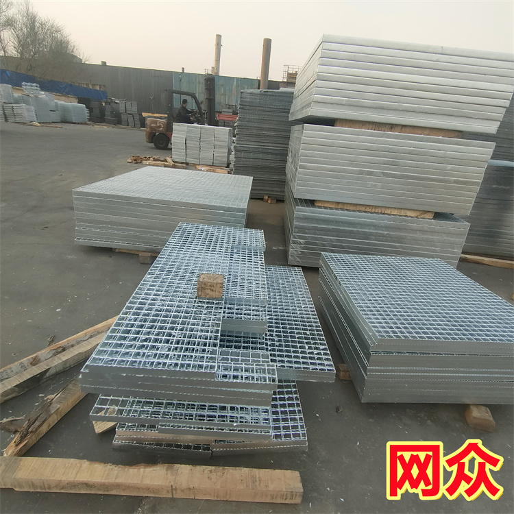網(wǎng)眾鍍鋅鋼格板洗車房排水溝蓋板重型踏步平臺(tái)防滑齒型鋼格柵