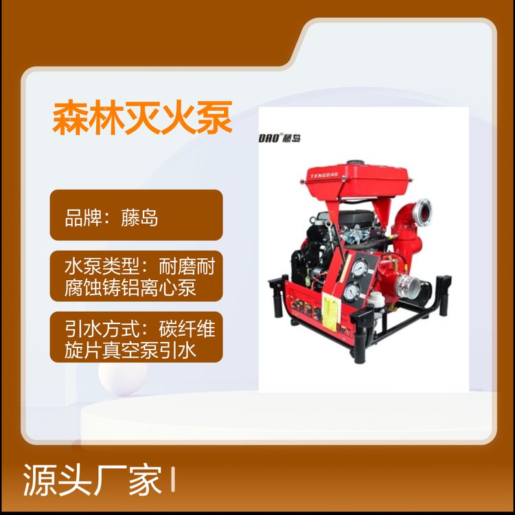 藤島便攜式森林手抬機(jī)動(dòng)泵應(yīng)急救援性能卓越耐磨耐腐蝕