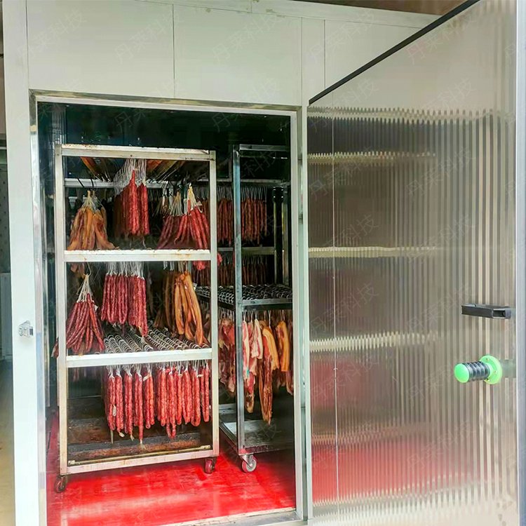 臘腸烘干機(jī)香腸烘干房臘肉箱式干燥設(shè)備一體式冷熱風(fēng)臘味風(fēng)干房