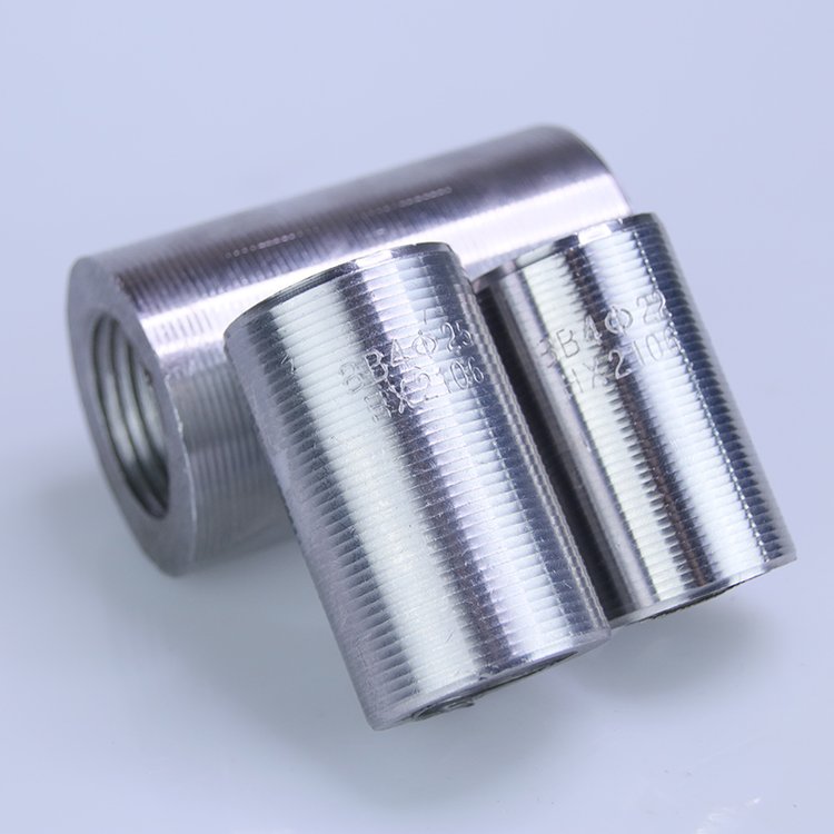 新國標(biāo)廠家批發(fā)鋼筋正反絲接頭接駁器25建筑工地直螺紋套筒