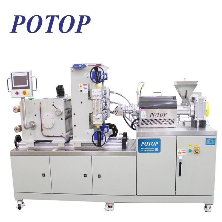 普同功能薄膜材料研發(fā)工藝制備小型擠出壓延片材流延成膜實(shí)驗(yàn)機(jī)