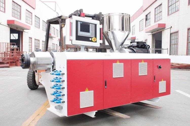 SJZ系列錐雙螺桿擠出機金緯機械PVC雙螺桿機