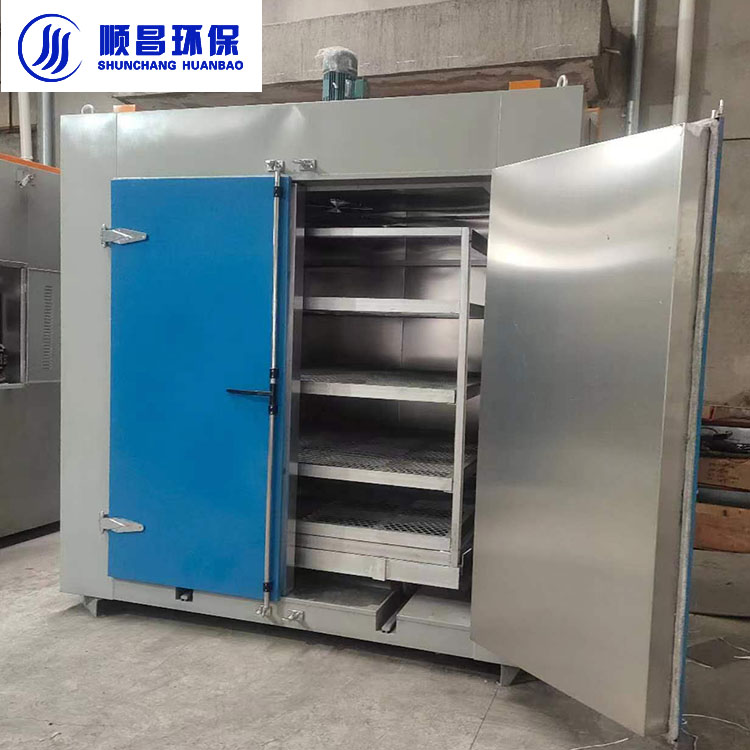 多點測溫彈簧熱處理500°C烘箱頂部大功率循環(huán)風機對流設(shè)計