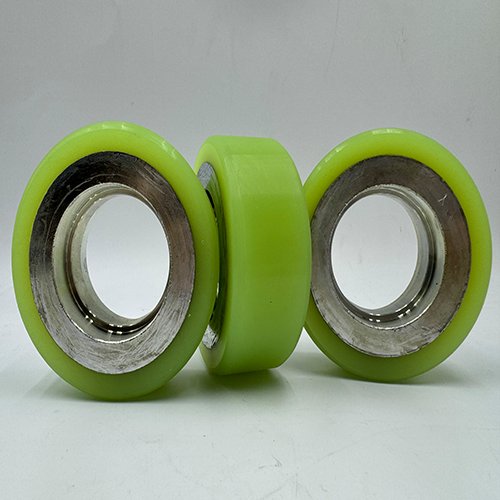 竑燁五金聚氨酯包膠從動(dòng)輪防滑耐磨損支持定制各種規(guī)格