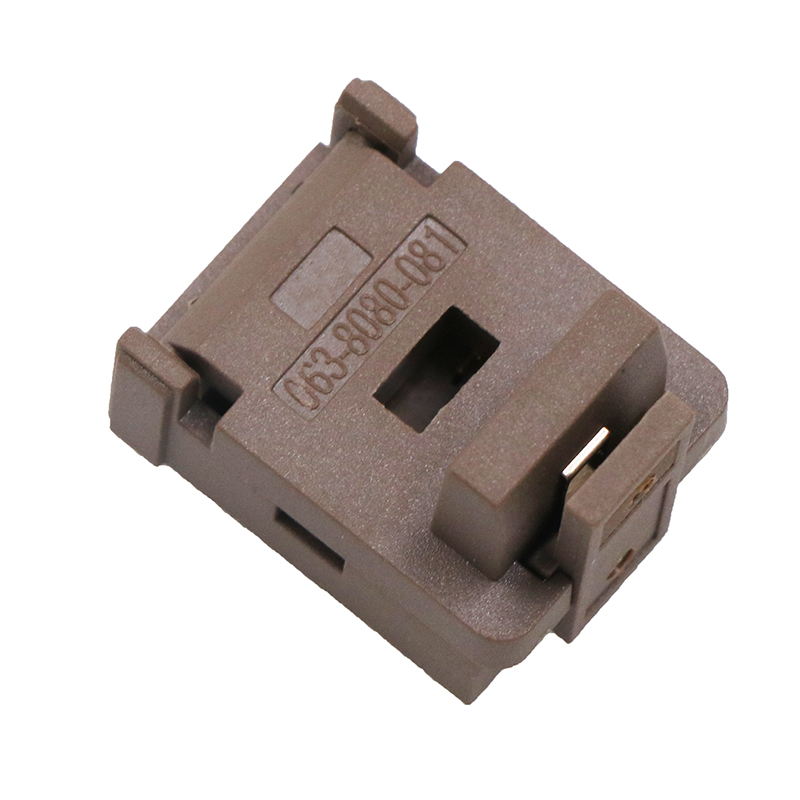 DFN8-2.08X8翻蓋老化座LFPAKHEMT芯片功率器件低阻抗大電流測試
