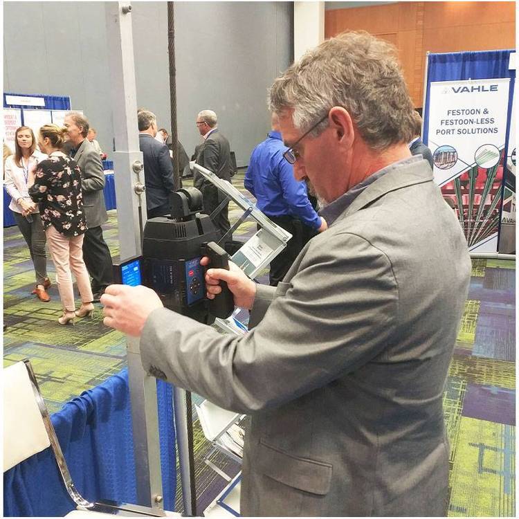 洛陽TCK.W-5G鋼絲繩探傷儀遠銷海外50個