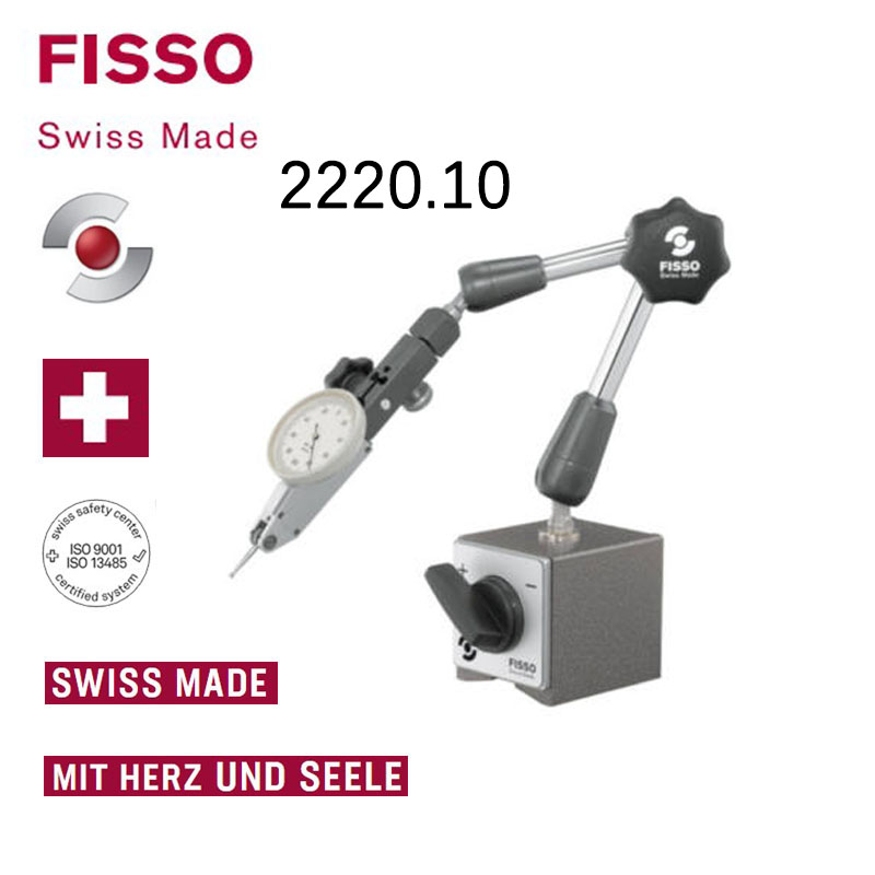 瑞士Fisso飛梭磁性表座2200-20F M2200-102200-20萬向支架