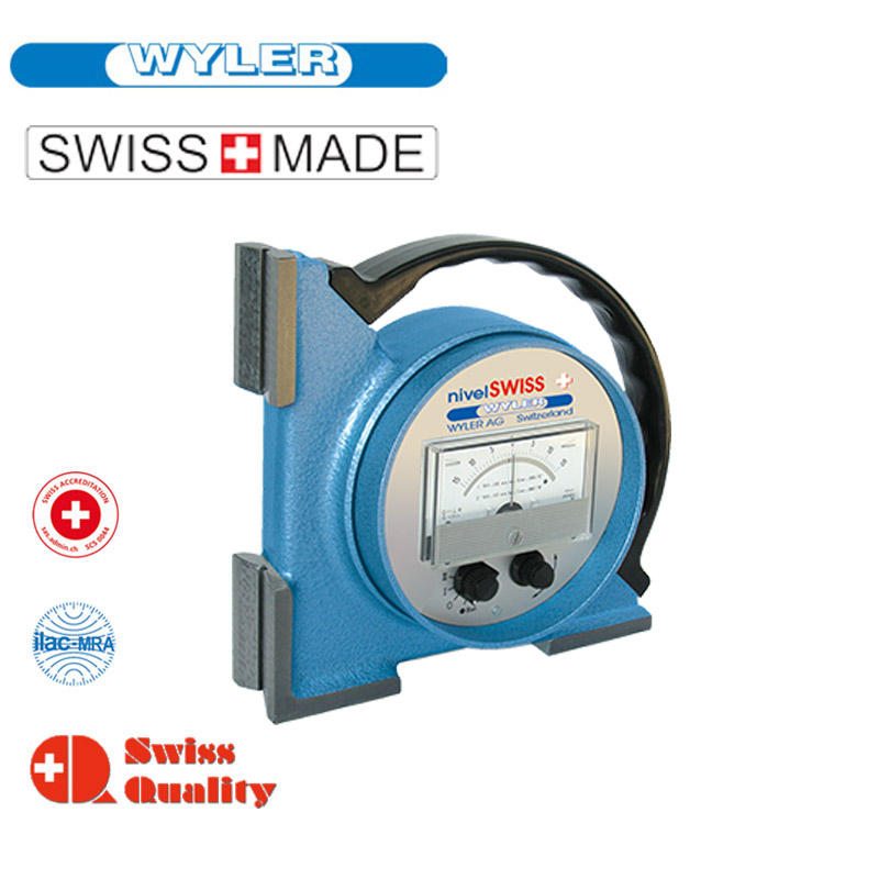 瑞士WylerNivelSwiss指針式高精度電子機床水平儀50W