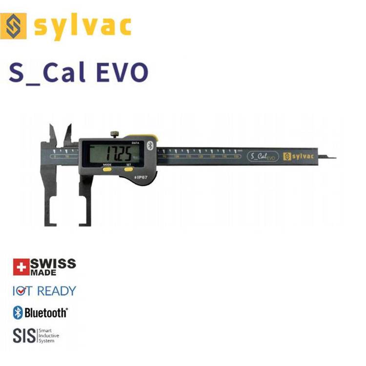 瑞士sylvacS_CalEVOSmartExternalGroove藍(lán)牙電子卡尺