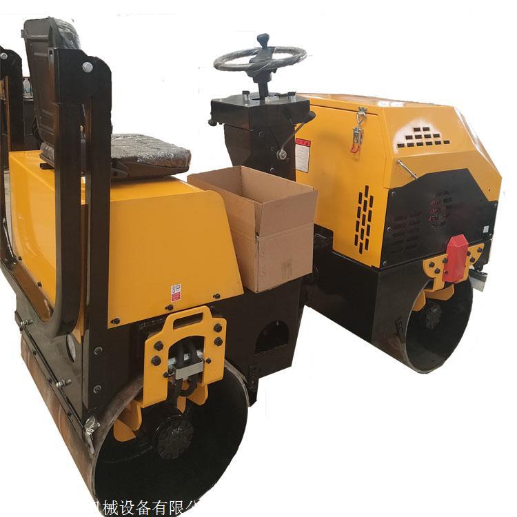小型座駕壓路機(jī)1噸瀝青路面壓實(shí)機(jī)2噸回填土夯實(shí)機(jī)德貝爾雙鋼輪
