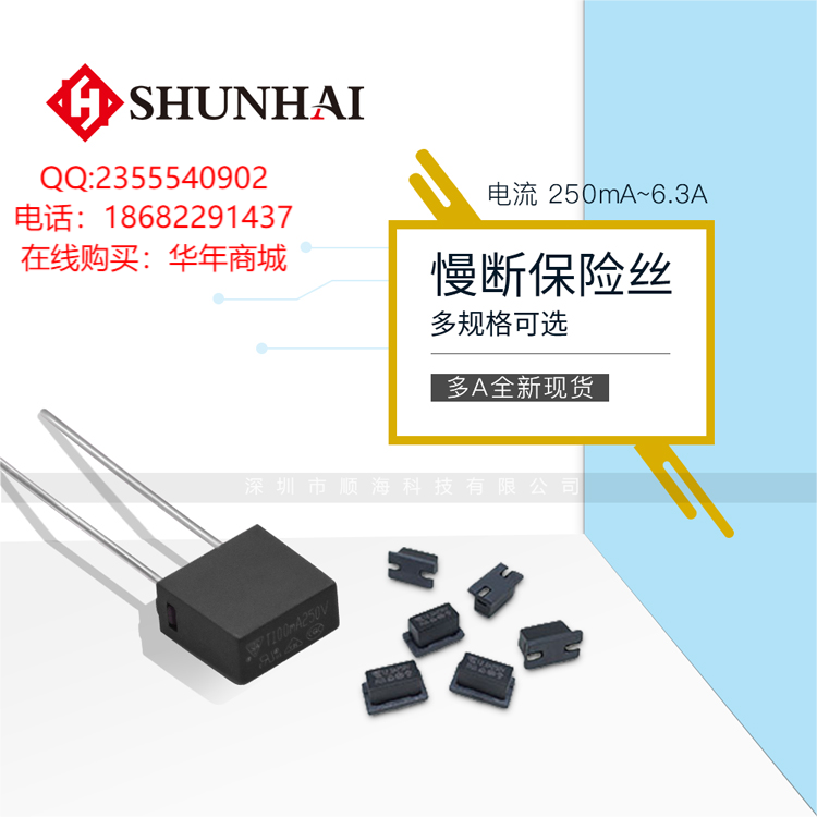 100mA0.1A250V一次性方形保險絲20102020392396華年商城現(xiàn)貨