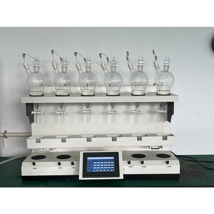 川一儀器自動進樣液液萃取儀CHZDCQ-6氣流振蕩水油分離萃取裝置