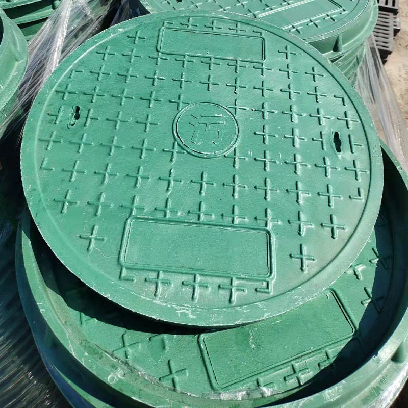 輕型復(fù)合樹脂井蓋700*900小區(qū)綠化帶檢查井高分子雨水井規(guī)格齊全