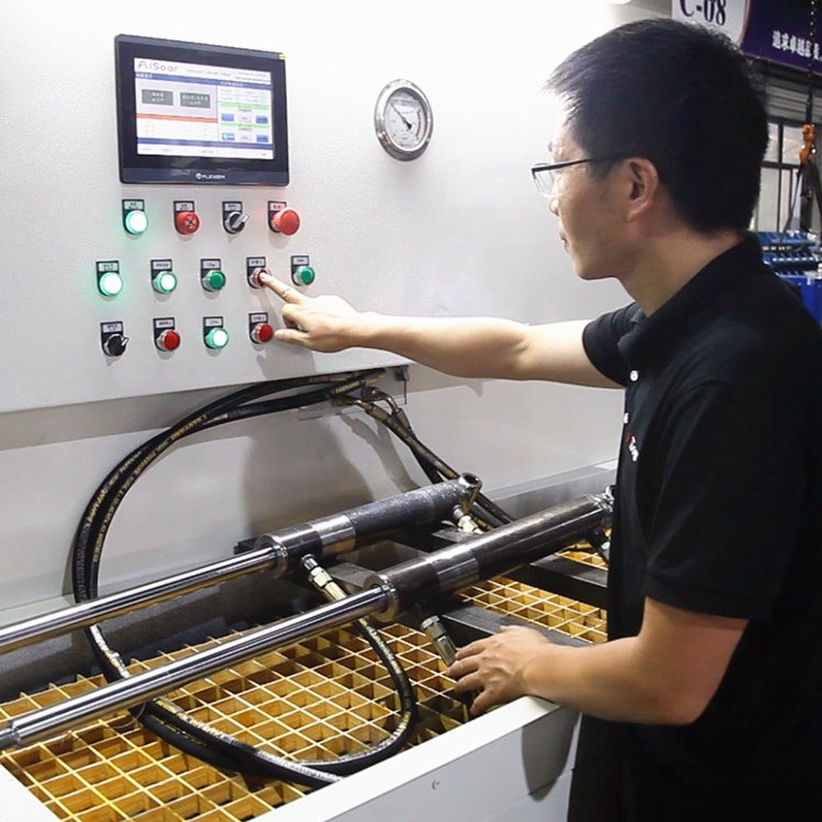 愛新液壓供應(yīng)液壓缸工廠用多功能數(shù)控油缸測試臺AS250PI-2