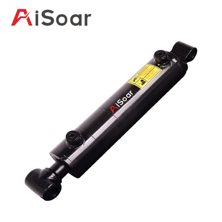 愛(ài)新液壓定制精美環(huán)衛(wèi)車輛用單耳雙耳焊管連接焊接油缸