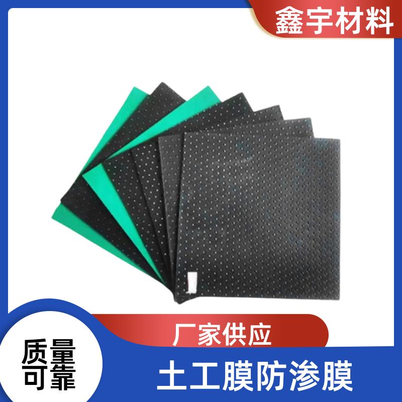 鑫宇材料抗腐蝕HDPE防滲膜柱點(diǎn)防水板雙光面土工膜養(yǎng)豬場批發(fā)定做