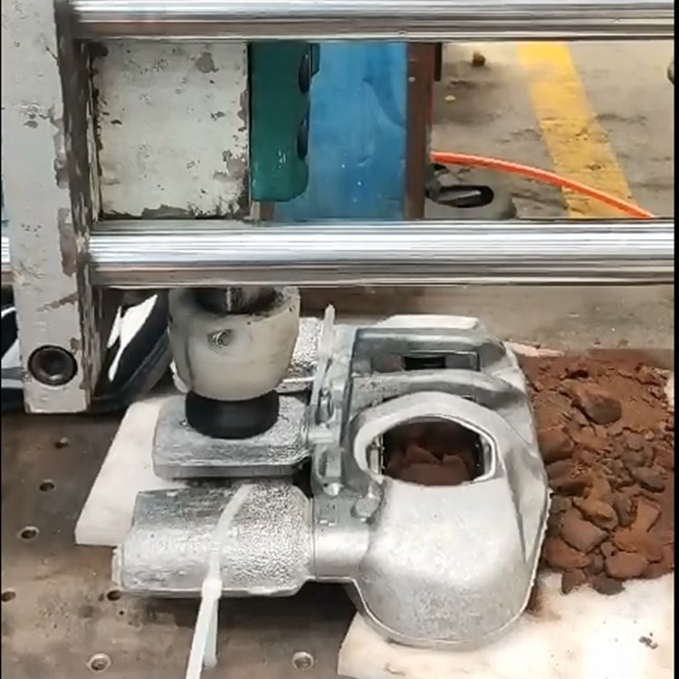 溪熙振動氣錘工業(yè)高效清砂鑄造廠專用覆膜砂清除落砂振動器