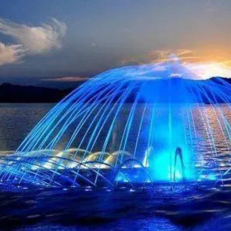 森鑫源音樂噴泉人工湖大型水景室外噴泉設(shè)備