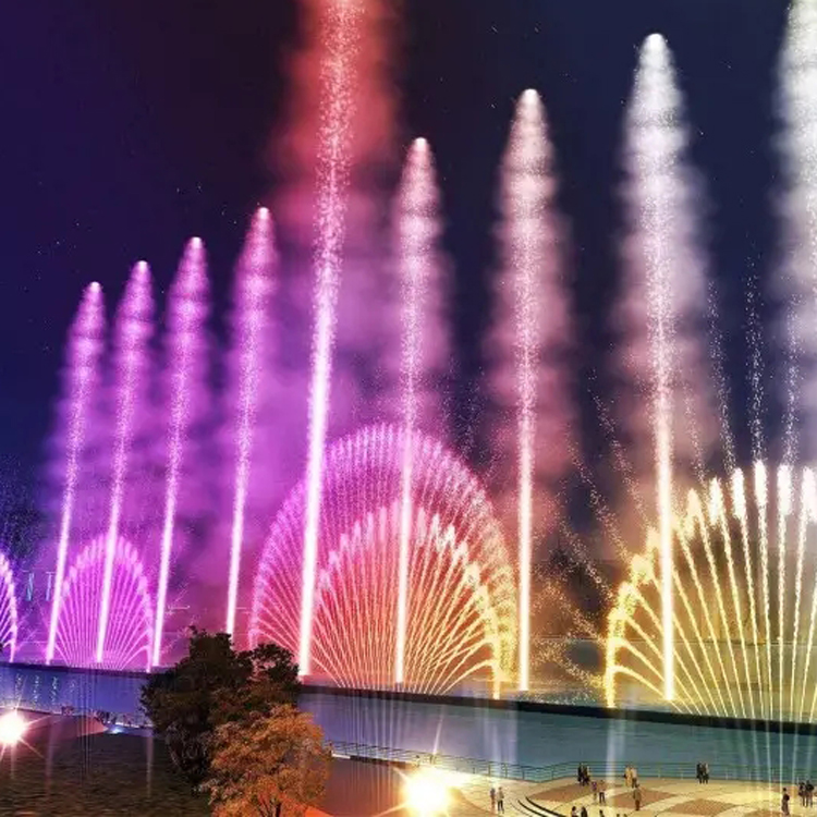 景區(qū)吶喊噴泉廣場(chǎng)旱地跑泉設(shè)計(jì)公園數(shù)控水景跳泉森鑫源