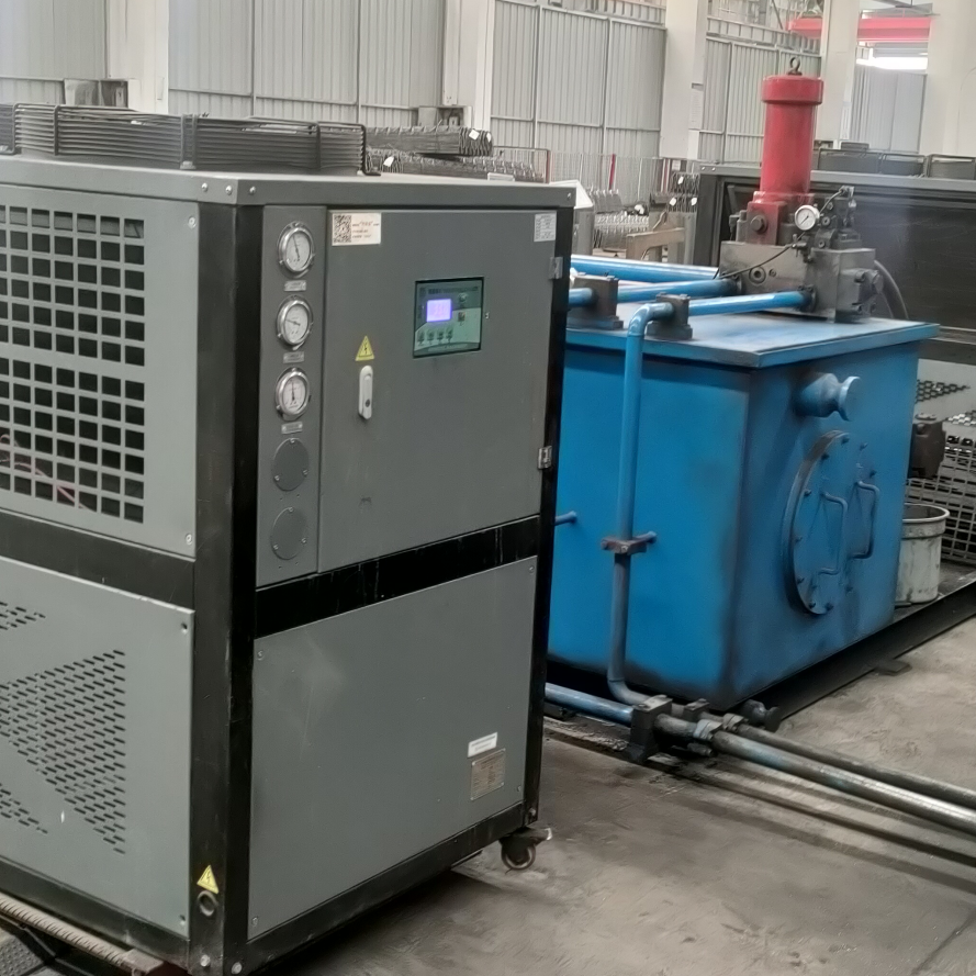 液壓油冷卻設(shè)備廠家鈺明機(jī)械800T液壓機(jī)配套10冷油機(jī)高效-節(jié)能