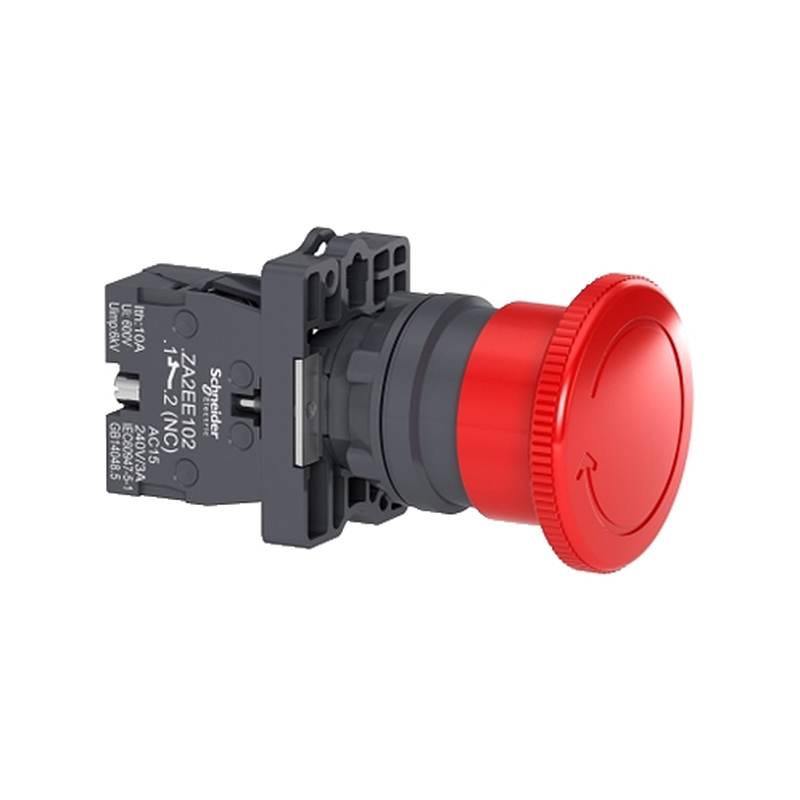施耐德電氣XA2急停開關(guān)40mm蘑菇頭急停按鈕紅色1NCXA2ES542