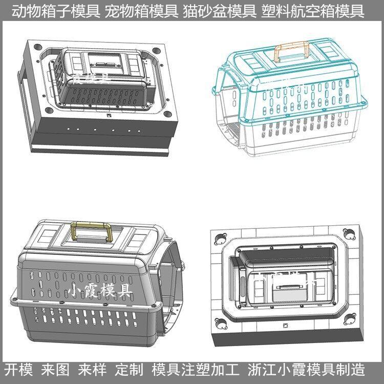 塑膠飛機(jī)空運寵物箱空運子模具設(shè)計制作廠小霞模具\專做模具加工生產(chǎn)廠家\黃巖有哪些模具廠