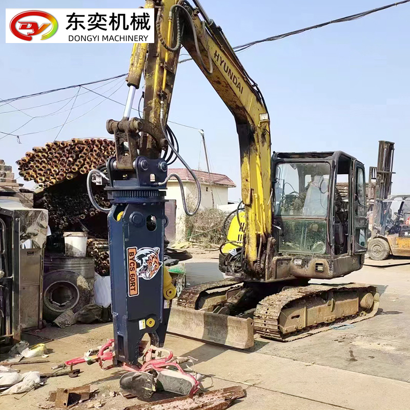 挖機鷹嘴剪小挖改旋轉液壓剪鋼筋廢舊鋼剪切機設備