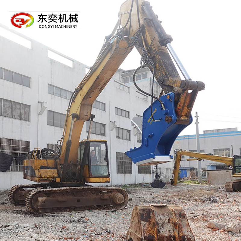拆遷吸盤大鋼牙建筑磁吸液壓鉗舊建筑物拆除水泥塊破碎鉗