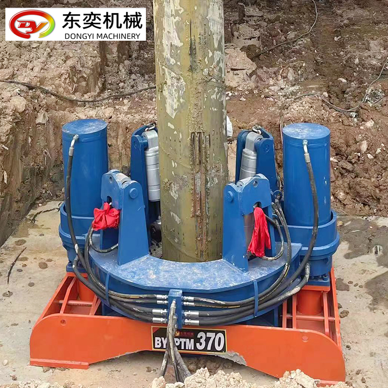 拔管機(jī)子起拔630鋼護(hù)筒的設(shè)備拔PC工法管樁機(jī)