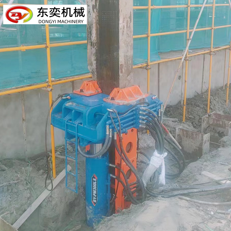 型鋼液壓拔樁機工法工字鋼施工機械500型鋼起拔機