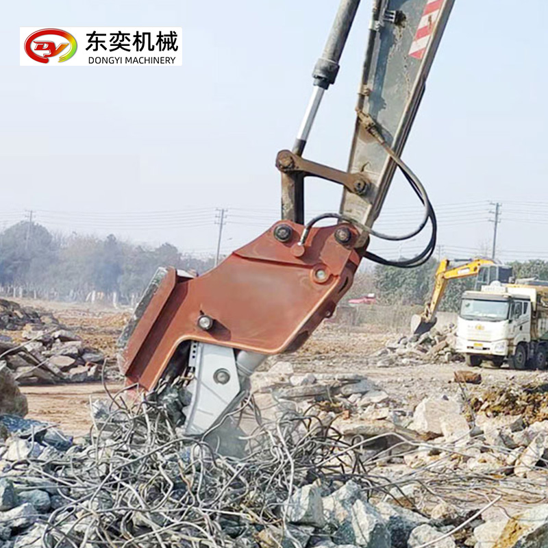 磁吸盤(pán)粉碎鉗混凝土舊建拆除破碎鉗挖機(jī)磁吸鉗