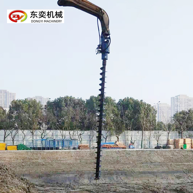 螺旋鉆機75挖改液壓鉆機光伏打孔螺旋鉆孔挖坑機