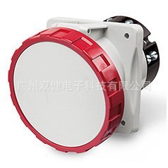 418.12567暗裝斜式插座125A-6H|3P N E|380V|防水工業(yè)插座|IP67