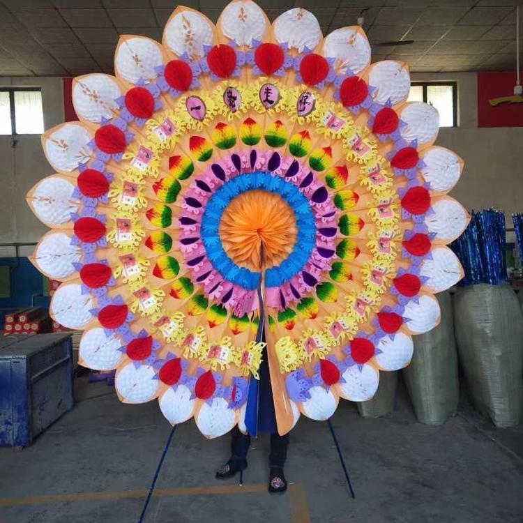 殯葬用品1.8米電子花圈防水祭祀白事用殯儀館福壽安