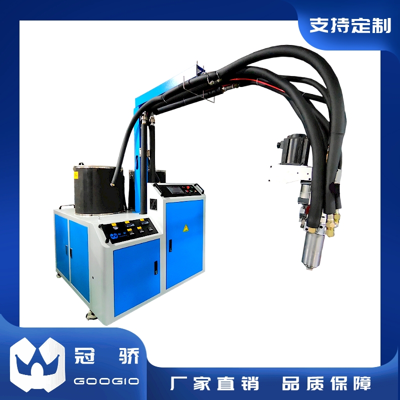壓延工藝雙組份液態(tài)硅膠泡棉發(fā)泡機澆注機混膠機供料系統(tǒng)冠驕機械