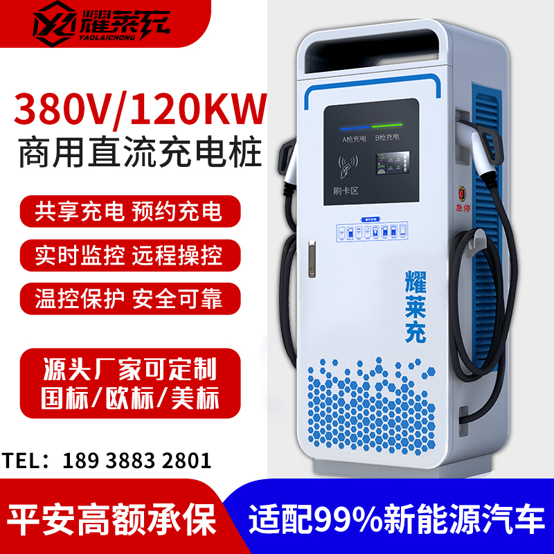 新能源充電樁電動(dòng)汽車落地式商用刷卡掃碼120KW高端充電模塊
