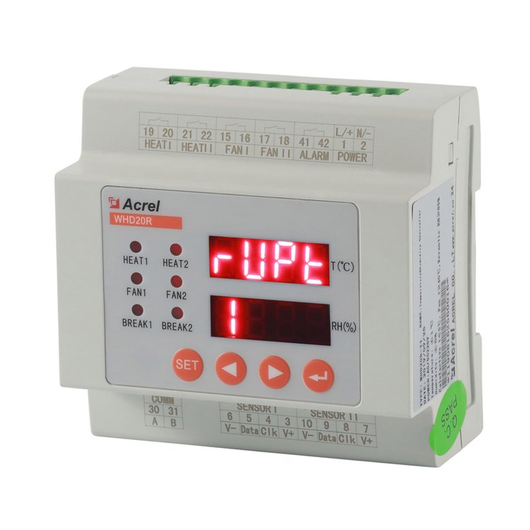 安科瑞智能型溫濕度控制器廠(chǎng)家凝露配電柜內(nèi)除濕裝置WHD20R-11