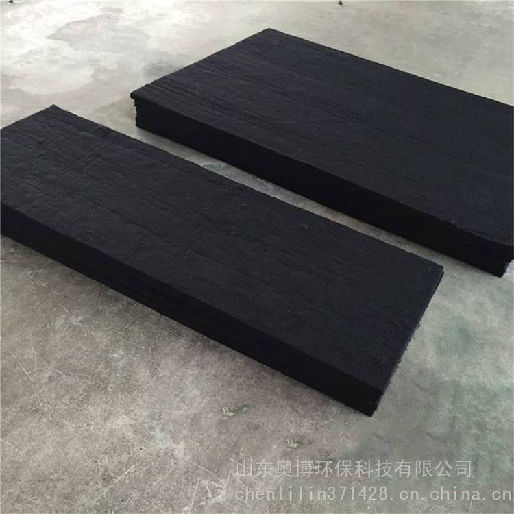 高鐵阻燃纖維棉片黑色阻燃防火高密度聚脂纖維吸音棉片可裁剪