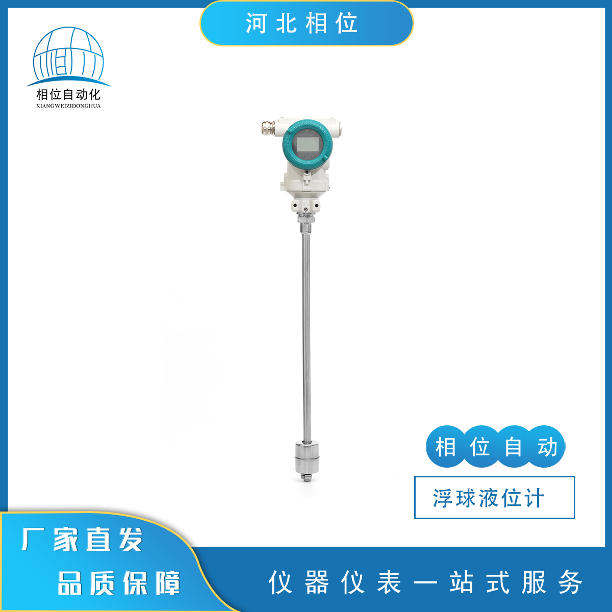 浮球液位計(jì)單點(diǎn)測(cè)量電纜型制藥行業(yè)可用相位儀表