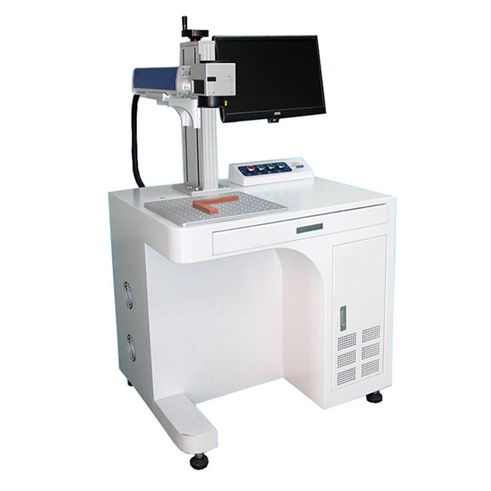 化妝用具激光打碼機(jī)化妝瓶激光刻字機(jī)天正20W臺式光纖激光打標(biāo)機(jī)