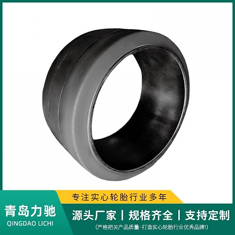 力馳廠家36x16x30壓配式實心輪胎重載拖車輪胎機場廊橋實心胎