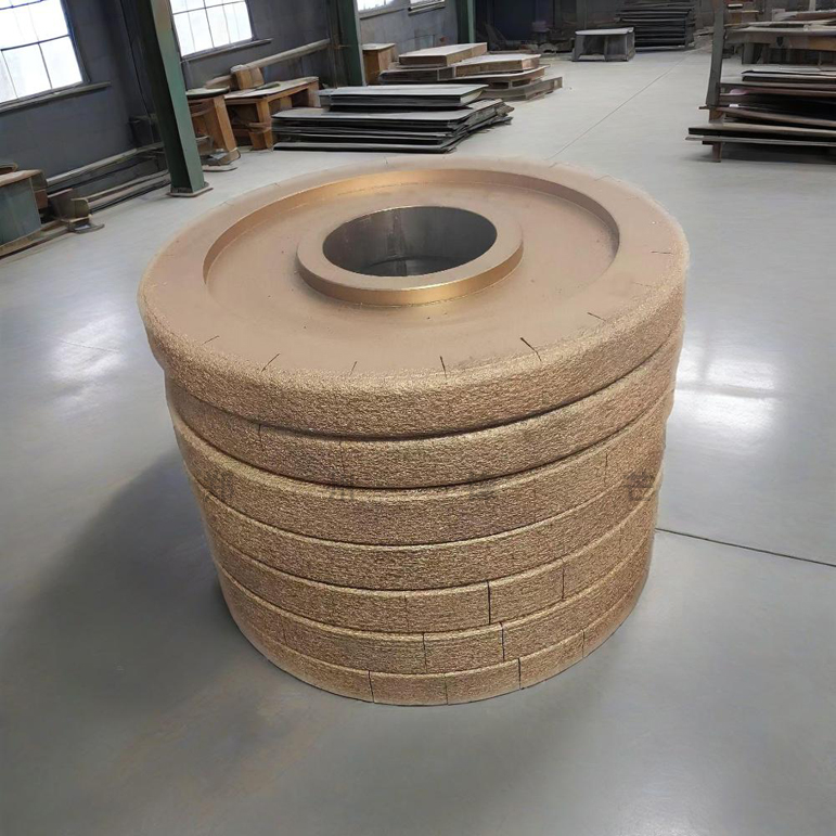 鋒芒打磨鑄鐵件金剛石磨輪適用鑄造廠粗磨350mm直徑砂輪超耐磨