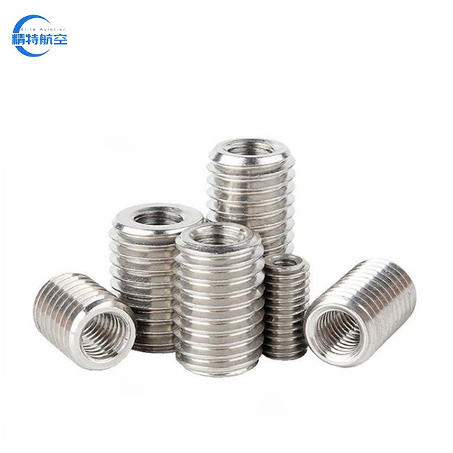 不銹鋼SUS304螺套轉(zhuǎn)換套內(nèi)外牙螺母C直通螺紋保護(hù)套