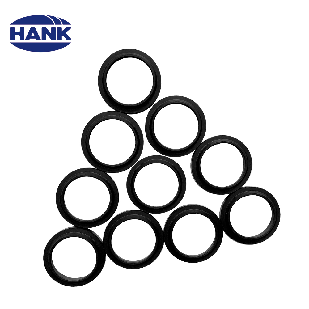 HANK漢科車削定制丁腈橡膠單唇口防塵液壓油缸WRM型