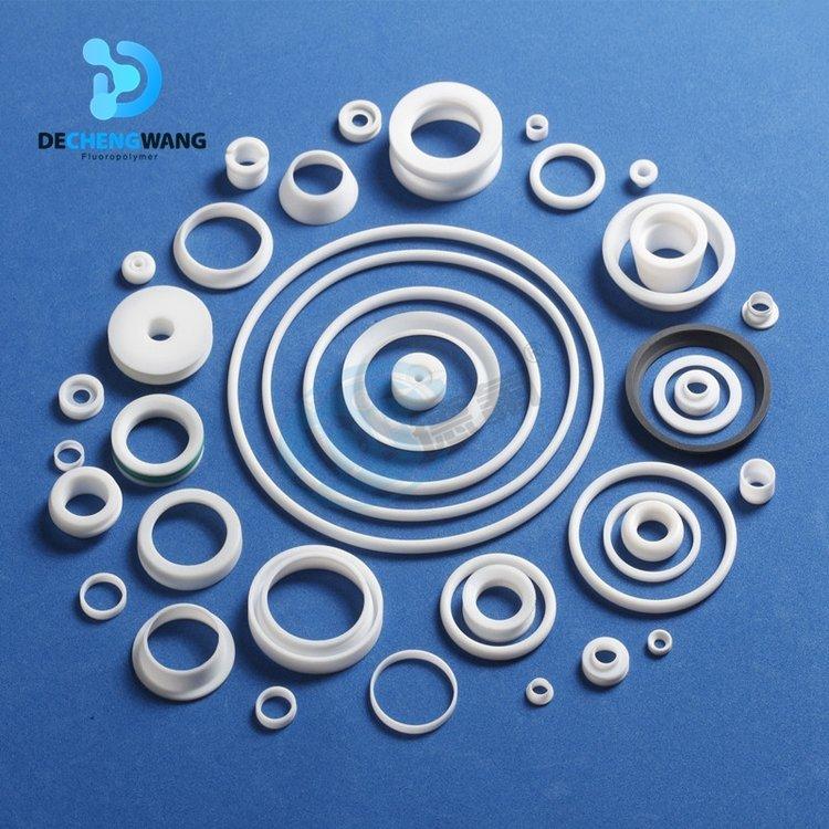 德創(chuàng)定制聚四氟乙烯密封圈O型圈擋圈塑料王生產(chǎn)加工