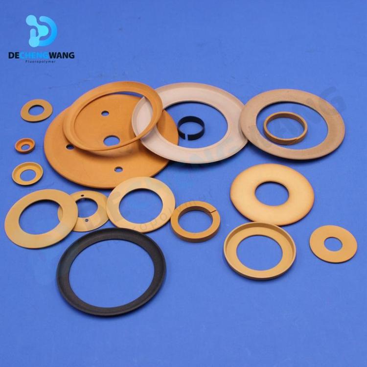 德創(chuàng)四氟皮碗密封墊圈PTFE填充料做工精細用于各類泵類產(chǎn)品
